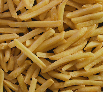 Frosne pommes frites i Airfryer