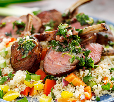 Lammekoteletter i Airfryer