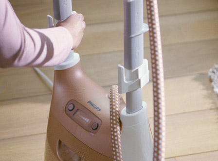 V&aelig;lg mellem 5 dampindstillinger