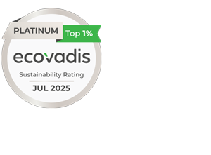 Platinmedalje EcoVadis juli 2025