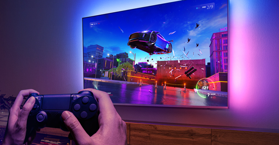 Philips Smart TV forbedrede gaming-funktion 