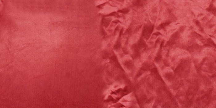 Strygning af silke med en damper