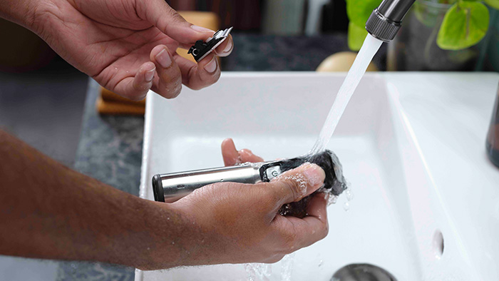 Fuldt vaskbar trimmer