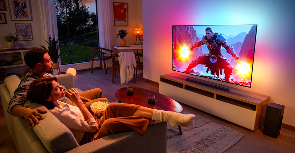 Ambilight-tv med AI-teknologier