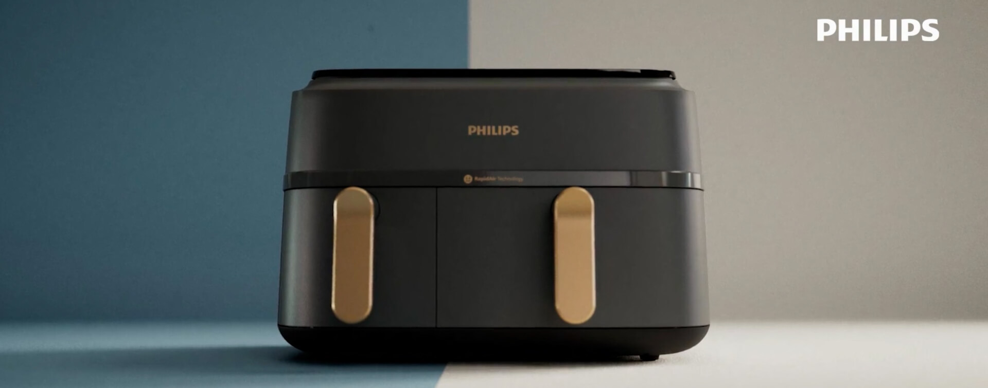 Philips Airfryer Dual Basket video-miniaturebillede, produktvideo