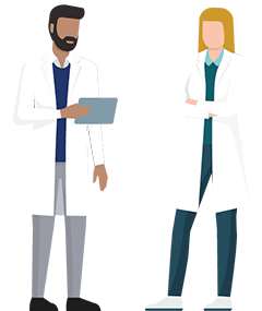 L&aelig;ge taler med l&aelig;ge