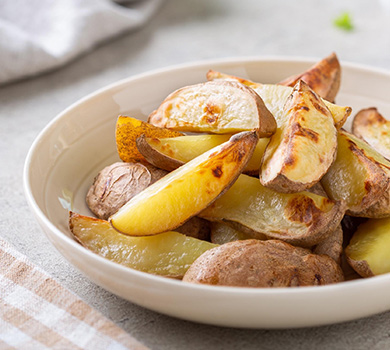 Kartoffelb&aring;de i Airfryer