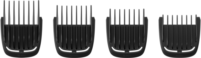 Fire brede h&aring;rkamme